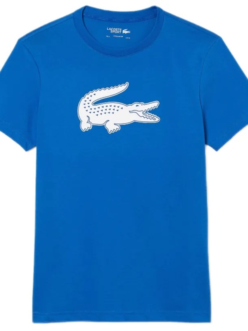 Lacoste Kids Royal Blue Tee with White Crocodile